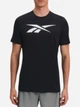 Футболка спортивна довга чоловіча Reebok Jimmy Vector Standar 100242102 L Чорна (1200175851325) - зображення 1