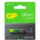 Батарейка Gp AAA LR03 Ultra Plus Alcaline * 4 (24AUP21-SB4 / 4891199203985) - изображение 1