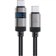 Дата кабель USB-C to USB-C 1.2m 60W Digital Display C15-03 Black Acefast - зображення 1