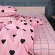 Комплект постельного белья Mirson Полуторный 143х210 см 17-0839 Hearts & Grid Бязь (2200011632957) - изображение 5