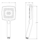 Лійка для душу KOER KP-0409-01, 4 функції (Колір хром) (KR5413) - изображение 2
