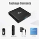 Смарт ТВ-приставка Android Smart TV тюнер для телевізора цифровий медіаплеєр Amlogic X96 Air TV BOX |S905X3, 4GB RAM, 32GB ROM, Android 9.0, пульт ДУ, LED дисплей, Bluetooth, WiFi| Чорний - зображення 6