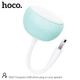 Комп'ютерна акустика колонка для ПК та ноутбука Hoco DS27 Computer USB direct plug-in mini speaker |в USB-порт, 40-мм динамік потужністю 3 Вт, компактна, регулювання кута нахилу| Біло-блакитний - зображення 2