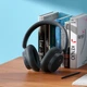 Беспроводные Bluetooth наушники Baseus Bowie D05 |портативная стерео гарнитура, Bluetooth 5.3, AUX, Type-C, 600 мАч, до 70 часов воспроизведения, встроенный микрофон, быстрая зарядка, универсальная совместимость| Темно-серый - изображение 9