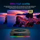 Смарт ТВ-приставка Android Smart TV тюнер для телевізора цифровий медіаплеєр Amlogic X96x4 Air TV BOX |S905X4, 4GB RAM, 32GB ROM, Android 11.0, пульт ДУ, LED дисплей, Bluetooth, WiFi, RGB підсвічування| Чорний - зображення 9