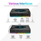 Смарт ТВ-приставка Android Smart TV тюнер для телевізора цифровий медіаплеєр Amlogic X96x4 Air TV BOX |S905X4, 4GB RAM, 32GB ROM, Android 11.0, пульт ДУ, LED дисплей, Bluetooth, WiFi, RGB підсвічування| Чорний - зображення 13