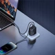 Мережевий зарядний пристрій адаптер Baseus Cube Pro Fast Charger зі швидкою зарядкою|1USB/2Type-C, 65W/3A, PD/QC| Чорний - зображення 12