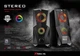 Компьютерная акустическая система XTRIKE ME SK-501 GAMING SREAKERS колонка для пк с RGB подсветкой USB/AUX Черный - изображение 5