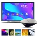 Смарт ТВ-приставка Android Smart TV тюнер для телевізора цифровий медіаплеєр Rockchip X88 Pro TV BOX |RK3318, 2GB RAM, 16GB ROM, Android 9.0, пульт ДУ| Чорний зі сріблом - зображення 9