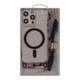 Панель-накладка Lanyard Case MagSafe для Apple iPhone 16 Pro зі зручним регульованим шнурком Black 37098_3610353 - зображення 4
