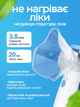 Портативный бесшумный небулайзер MESH Nebulizer "JSL-W302" с меш технологией, ультразвуковой мембранный ингалятор с функцией парового распылителя для дыхания и ингаляций при бронхите для взрослых и детей (Бело-синий / 5V / на батарейках) - изображение 7