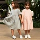 Дитяча муслінова сукня з кишенями у смужку Trendy Тot 03-01437 блакитний 134 см (9 років) - изображение 6