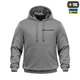 Кофта M-Tac Hoodie My Home is my Castle Light Hard Grey L 20113011-L - зображення 3