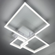 Світлодіодна люстра з ПДУ LUMINARIA GENNY SQUARE RGB 105W 4S 3000-6500К+RGB 10500Лм WHITE 645x618х170мм - зображення 3