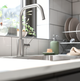 Смеситель ALMAREN IKEA 004.551.61 сталь - изображение 4