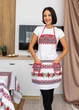 Фартух бавовняний "Буковина" (червона) 75х55 см - зображення 2