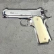 Стартовий пістолет Kuzey 911 SX shiny chrome (Colt 1911) + патрони 25шт + кейс + 1 магазин - зображення 2