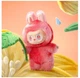 Мягкая игрушка брелок Labubu Big Into Energy Love, коллекционная игрушка Лабубу 3 серии The Monsters, 16 см, красная - изображение 5