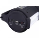Ліхтар Yajia YJ - 2886 5W+22SMD power bank Чорний з червоним - изображение 4