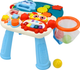 Chodzik-pchacz LEAN Toys 2w1 z panelem interaktywnym i stolikiem Niebieski 17383 (5905991002499) - obraz 4