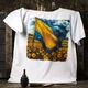 Футболка с рисунком Ukraine L White - изображение 6