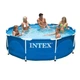 Круглый каркасный бассейн Intex 28200 Каркасный бассейн для всей семьи объемом 4485 л размер 305х76 см Синий - изображение 2