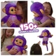 Інтерактивна іграшка мавпа Fingerlings Interactive Baby Monkey Purple - зображення 4