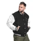 Куртка демисезонная Sturm Mil-Tec NY Baseball Jacket with Patch XL BLACK/WHITE - изображение 4