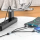 Кабель HOCO X102 Fresh 3-in-1 charging data cable USB to Lightning+Type-C+Micro-USB 1m Black (6942007608794) - зображення 6