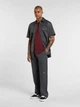 Футболка хлопковая длинная мужская Dickies DK0A4XDBL161 2XL Бордовая (198265427721) - изображение 3