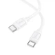 Кабель HOCO Type-C to Type-C Surpass charging data cable X115 |1m, 60W/3A| black - изображение 6