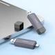 Перехідник HOCO Spirit 2-in-1 USB / Type-C 2.0 Card reader HB45 |480Mbps, 2TB Max| - зображення 6
