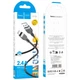 Кабель Hoco Lightning Energy silicone charging data cable X109 |1m, 2.4A| white - зображення 8