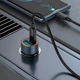 Автомобільний зарядний пристрій Hoco Z57A Glorious Car charger 30W Metal-grey - зображення 4