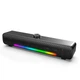 Акустика для ПК ONIKUMA L16, RGB Backlight, 5Wx2, BT5.3/USB, AUX, Mic, 1.6m, black - зображення 4