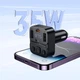 FM - трансмітер HOCO E87 Delta with Bluetooth 35W Black - изображение 7