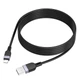 Кабель Hoco Lightning Energy silicone charging data cable X109 |2m, 2.4A| black - изображение 1