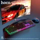 Набір Миша та клавіатура HOCO Gaming Illuminated keyboard and mouse set DI16 (Ru/En) Колір black - изображение 4