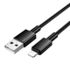 Кабель HOCO Lightning Energy charging data cable X119 |1m, 2.4A| Black - зображення 1