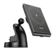 Тримач HOCO Precious magnetic wireless fast charging Car holder HW20 (center console) black - изображение 2