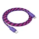 Кабель HOCO X116 Meridian charging data cable Type-C to Type-C 60W 3A 1m Purple - изображение 2