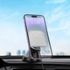 Утримувач HOCO Crystal magnetic wireless fast charging car holder HW18 (center console) |15W| white - зображення 2