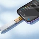 Перехідник Hoco iP male to USB female OTG transparent adapter UA36 |480Mbps| - зображення 6