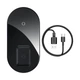 Заряджання Qi BASEUS Simple 2in1 Wireless Charger Pro Edition For Phones+Pod |15W| (WXJK-C02) - зображення 8