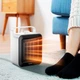 Обігрівач Hoco HX24 desktop heater 1500W 3 levels White - изображение 7
