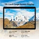 Планшет 10.1" FASTWD L231 12+24/128Gb 8 ядер Android 13 8000 mAh Чорний - зображення 4