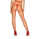 Колготы в крупную сетку Obsessive S812 tights красные XL/XXL - изображение 4