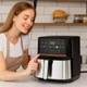Аерофритюрниця безмасляна Luma Bella LB-60027 електричний аерогриль 7,5л з сенсорним управлінням 2200Вт - зображення 2