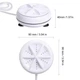 Портативна Ультразвукова Пральна Машина Міні-USB Mini Wash - зображення 2