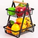 Корзина для фруктов 2 яруса, 32х30х18смКоVegetableКорзина д and fruit storage rack / Фруктовница металлическая - изображение 1